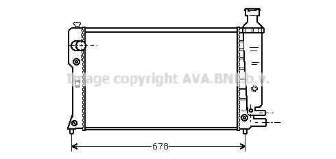 AVA QUALITY COOLING Radiators, Motora dzesēšanas sistēma PE2152